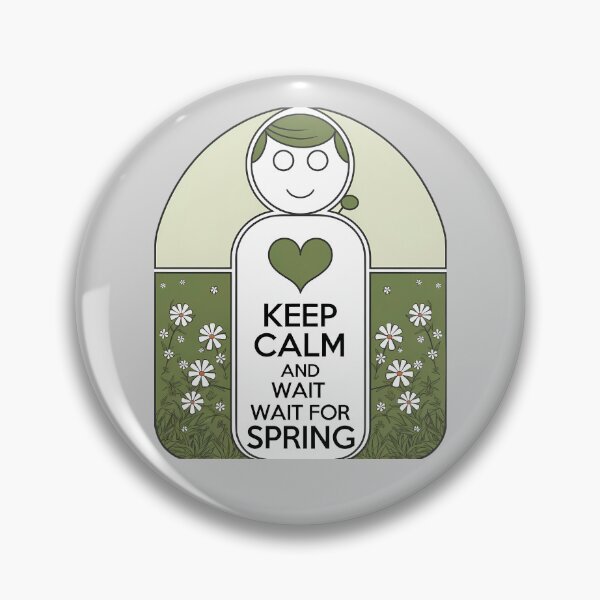 Item preview, Keep Calm and Wait for Spring designed and sold by TeeGrit.