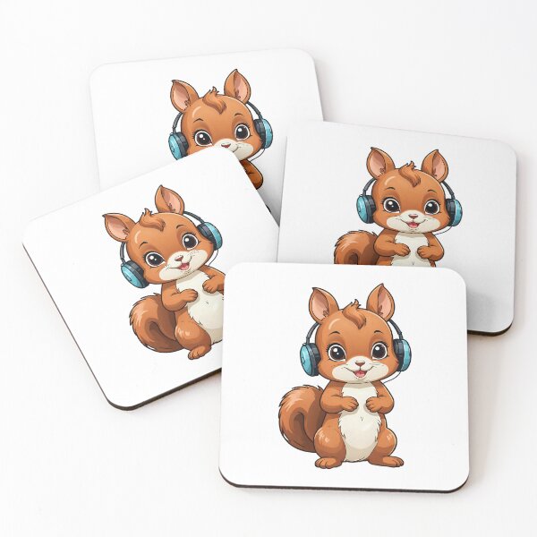 Item preview, Cute music DJ squirrel designed and sold by Fits And Stitches.