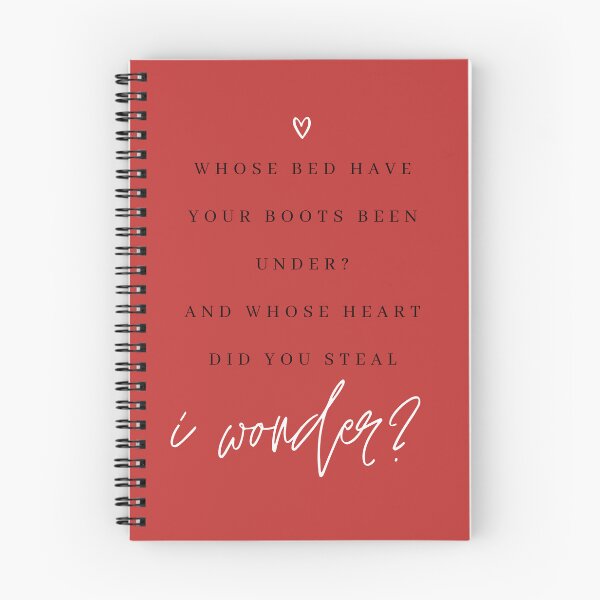 Item preview, Who's Bed Have Your Boots Been Under Print designed and sold by Femme Pastel Collective.