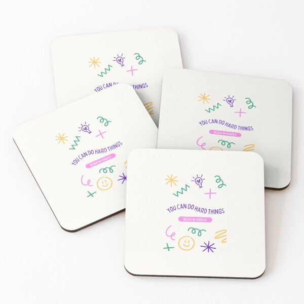 Item preview, You Can Do Hard Things (Believe in Yourself) designed and sold by freelysimple.