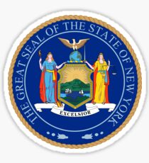 Pegatina Gran Sello del Estado de Nueva York