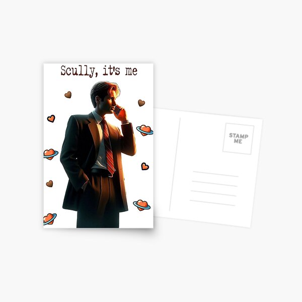 Scully, it's me Postcard