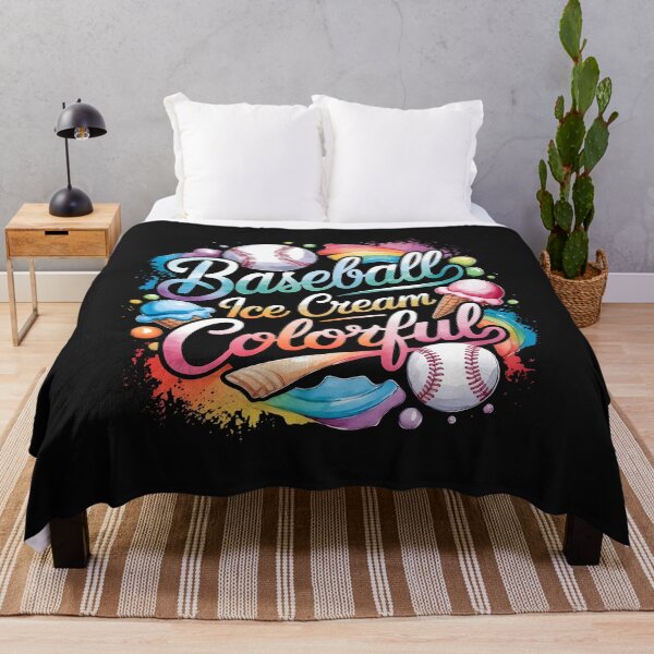 Item preview, Baseball Ice Cream Colorful in style watercolorful illustration designed and sold by Pawel Oska.