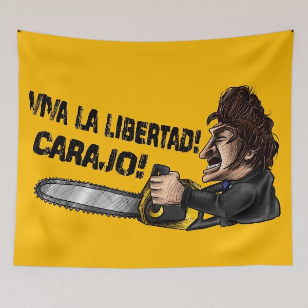 Item preview, Javier Milei: LONG LIVE FREEDOM! DAMN IT! - ARTISTIC REMAKE designed and sold by MechanicalART.