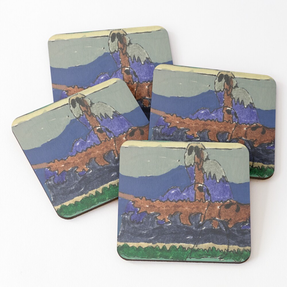Item preview, Coasters (Set of 4) designed and sold by ExMeansWithOut.