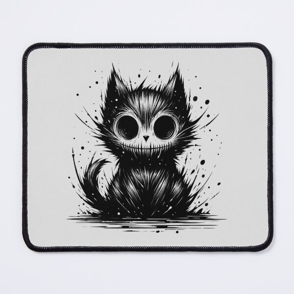 Item preview, Creepy Kawaii Scratch Cat Skeletal Design designed and sold by 2ndSketch.