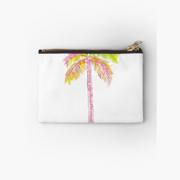 Item preview, Pink Palm Tree Preppy Watercolor Art designed and sold by Creative Brat Design Studio.
