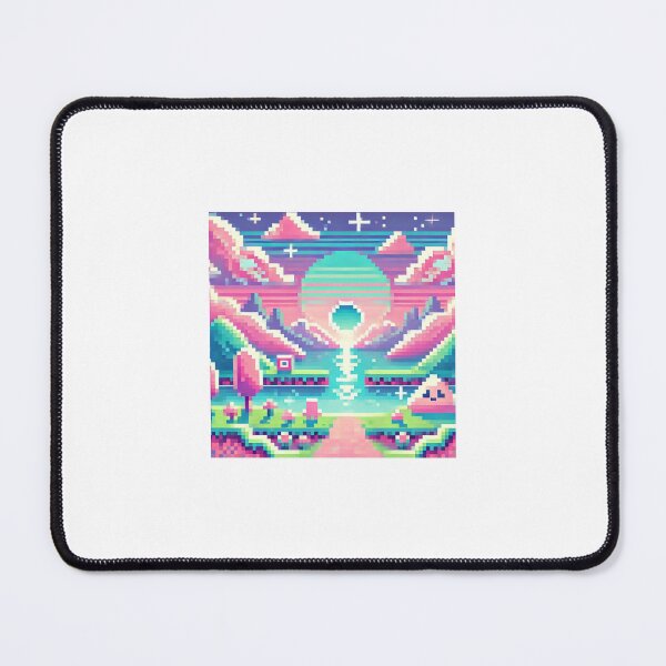 Item preview, Pastel Pixel Gaming Landcape Tote designed and sold by neuralPULSE.