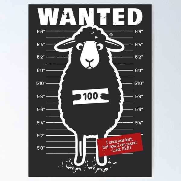 Item preview, Wanted, black sheep designed and sold by Yuzik.