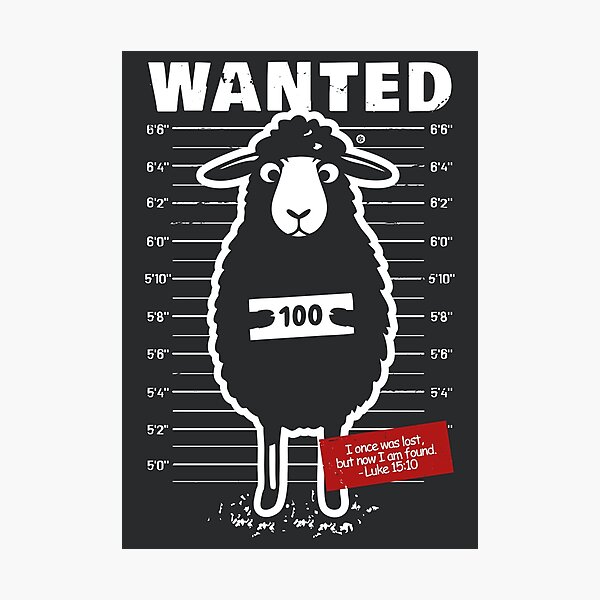 Item preview, Wanted, black sheep designed and sold by Yuzik.
