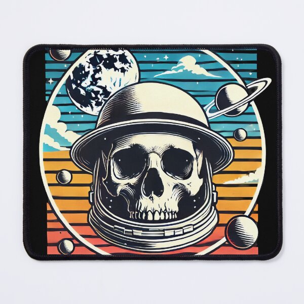 Item preview, Skull in minimalist space designed and sold by UrbanLayers.