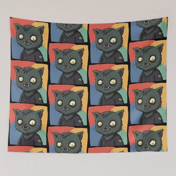 Item preview, Zombie Cat designed and sold by Tw1nsAIArt.