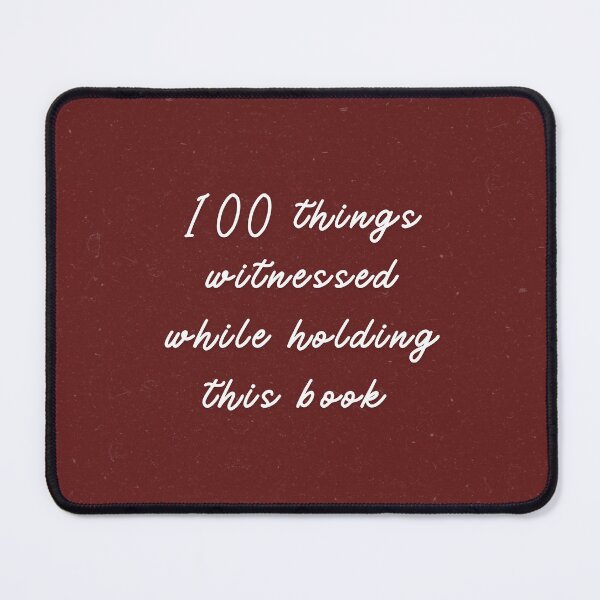 Item preview, 100 things witnessed while holding this book designed and sold by eveyting.