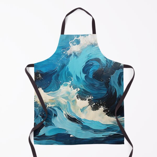 Item preview, Abstract Tide: Dynamic Ocean Wave Painting designed and sold by PalisadeVistas.