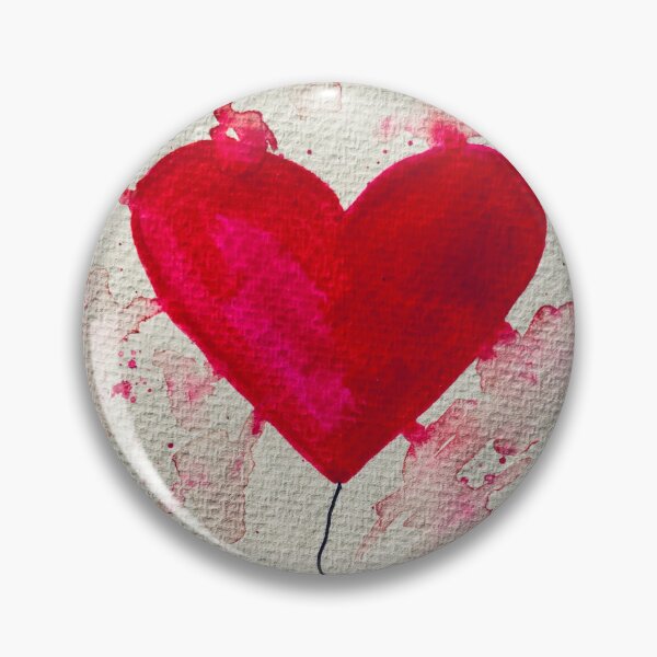 Artikelvorschau, Aquarell Herz Burst Valentine entworfen und verkauft von LakeArtWorks.