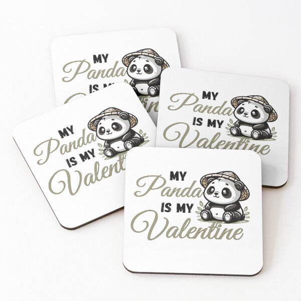 Item preview, My Panda Is My Valentine designed and sold by Berkako.