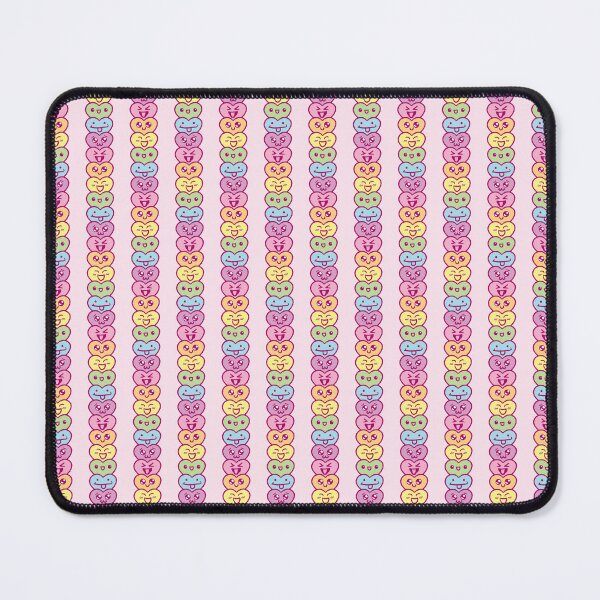 Item preview, Kawaii Cute Hearts Rainbow Stripe in Pink designed and sold by Mr-Mooneyes.
