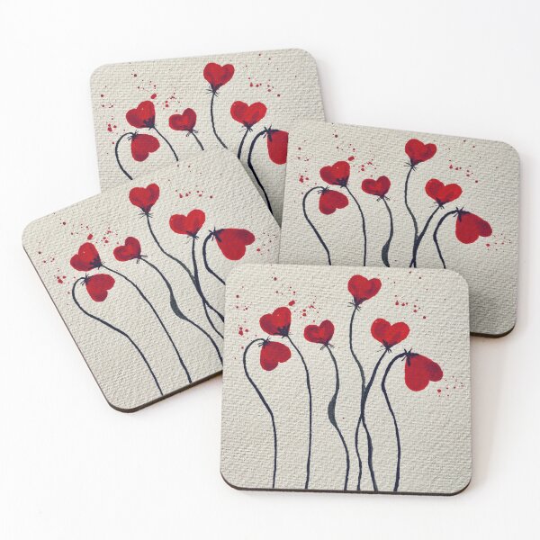 Artikelvorschau, Multimedia Aquarell Valentinstag Herz Blumen entworfen und verkauft von LakeArtWorks.