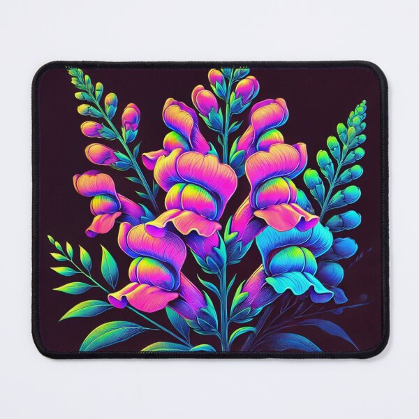 Item preview, Neon Snap Dragon Flower designed and sold by Porosenok.