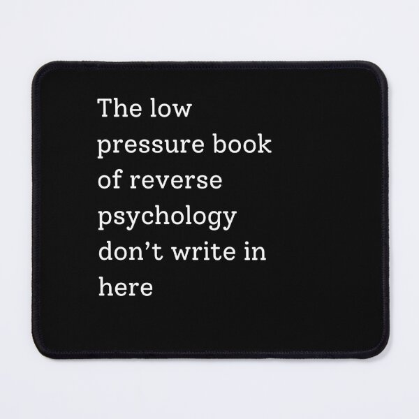 Item preview, Reverse psych book designed and sold by eveyting.