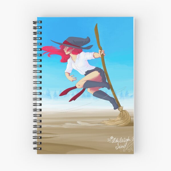 Item preview, Broom Surfing Witch designed and sold by AshleighJaneArt.
