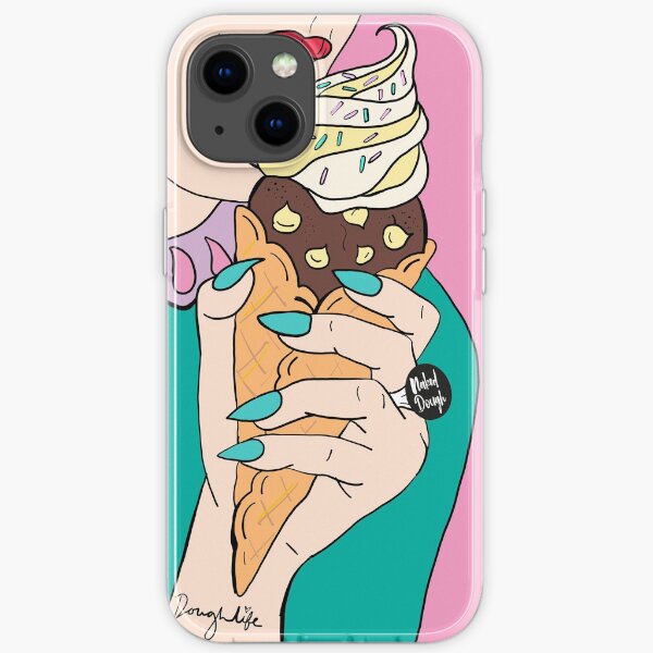 NAKED DOUGH & ICE CONE iPhone Soft Case