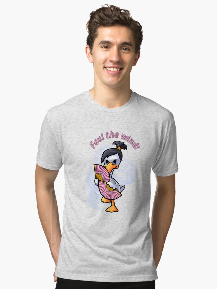 Thumbnail 1 of 7, Tri-blend T-Shirt, Windy Patolette: feel the wind! designed and sold by PoliCromix.