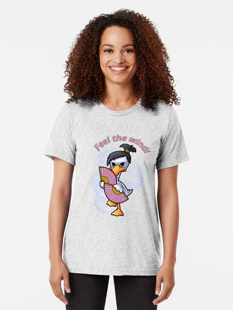 Thumbnail 2 of 7, Tri-blend T-Shirt, Windy Patolette: feel the wind! designed and sold by PoliCromix.