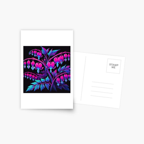 Item preview, Neon Bleeding Heart Flower designed and sold by Porosenok.