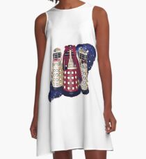 Dalek Squad - Doctor Who A-Line Dress