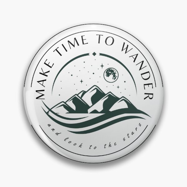 Item preview, Make Time to Wander and Look to the Stars designed and sold by The Wandering Bookworm.
