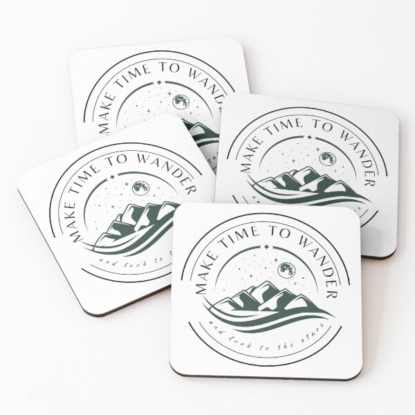 Item preview, Make Time to Wander and Look to the Stars designed and sold by The Wandering Bookworm.