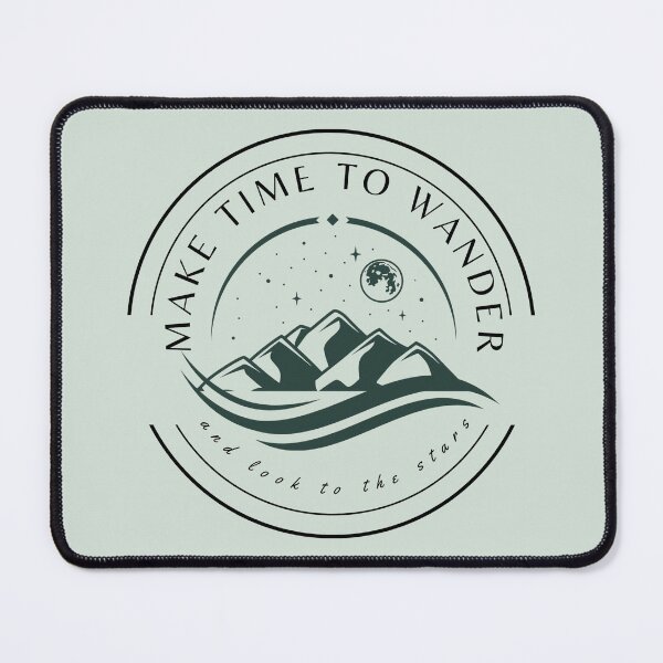 Item preview, Make Time to Wander and Look to the Stars designed and sold by The Wandering Bookworm.