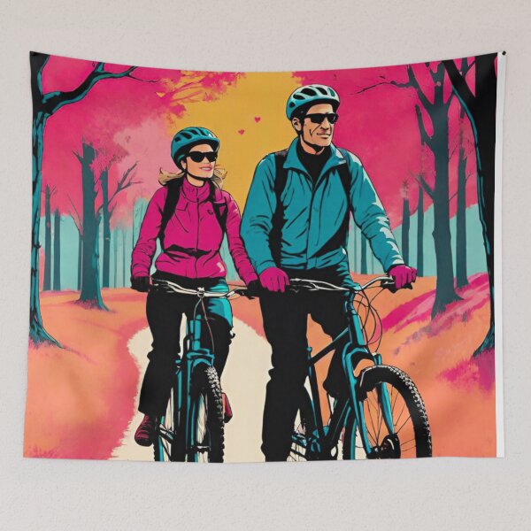 Item preview, Beautiful MTB Bike Ride on Valentine’s Day designed and sold by GrizzlyCollective.