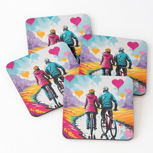 Item preview, Lovely Couple MTB Bike Ride on Valentine’s Day designed and sold by GrizzlyCollective.