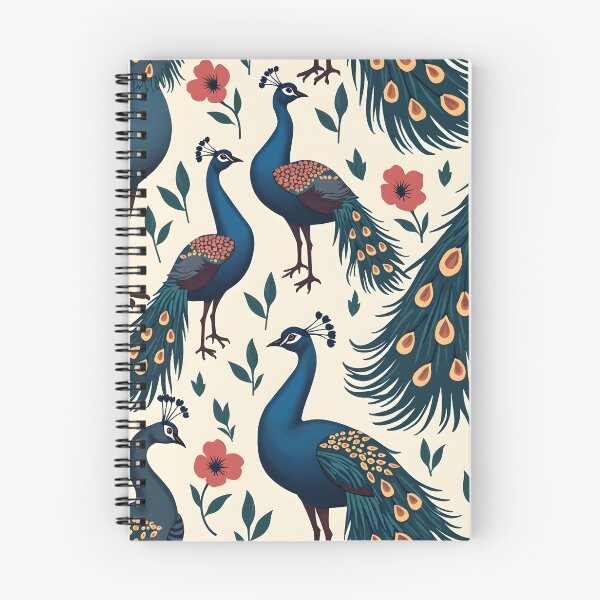 Item preview, Exquisite Peacock & Floral Pattern – Vintage Duvet Covers, Curtains designed and sold by CelestialAllure.