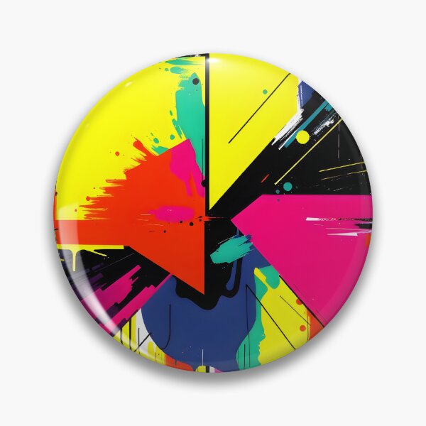 Item preview, Vibrant Abstract Geometric Explosion designed and sold by NelDean.