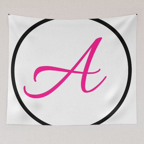 Item preview, Awesome Letter A In A Nice Pinkish colour designed and sold by armzysgm.