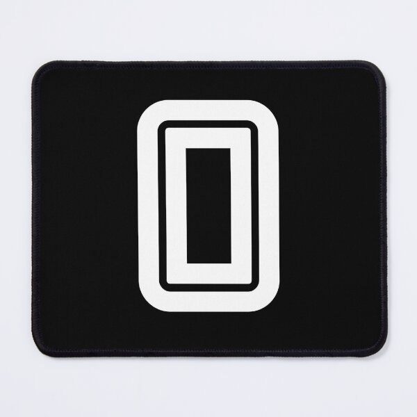 Item preview, No. 0 / Player Number Zero / Football Player Number 0 (White on Black) designed and sold by STUDIO-72.