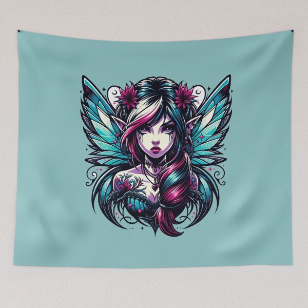 Item preview, Gothic Fairy - Ethereal Beauty and Dark Allure designed and sold by 2ndSketch.