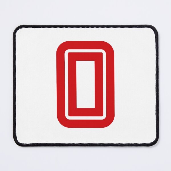 Item preview, No. 0 / Player Number Zero / Football Player Number 0 (Red) designed and sold by STUDIO-72.
