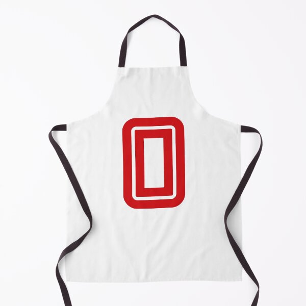 Item preview, No. 0 / Player Number Zero / Football Player Number 0 (Red) designed and sold by STUDIO-72.