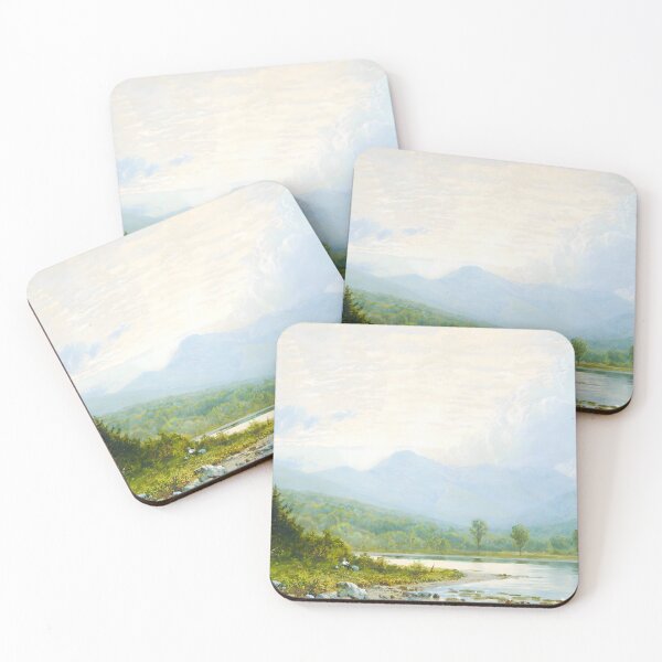 Item preview, Sunset on Mount Chocorua – William Trost Richards Landscape Art (1872) designed and sold by HistoryOnWalls.
