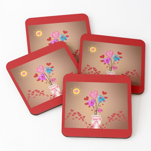 Item preview, Heart Flowers in a Vase designed and sold by EJVisuals.