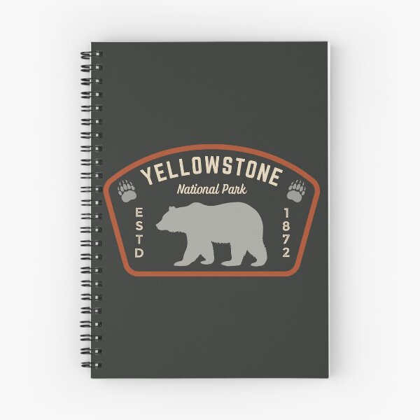 Item preview, Yellowstone Bear Badge designed and sold by The Wandering Bookworm.