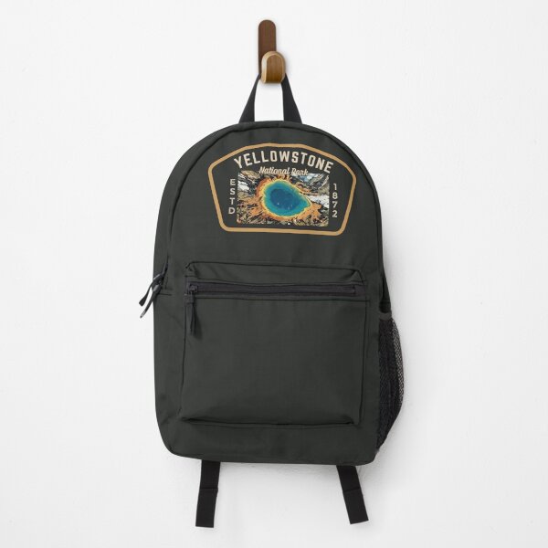 Item preview, Yellowstone Badge - Grand Prismatic Spring designed and sold by The Wandering Bookworm.