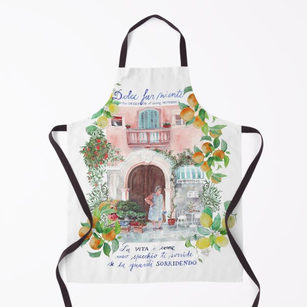 Item preview, DOLCE far niente- the sweetness of doing nothing Italian quote watercolour by Katarina Roccella designed and sold by Katarina Roccella.