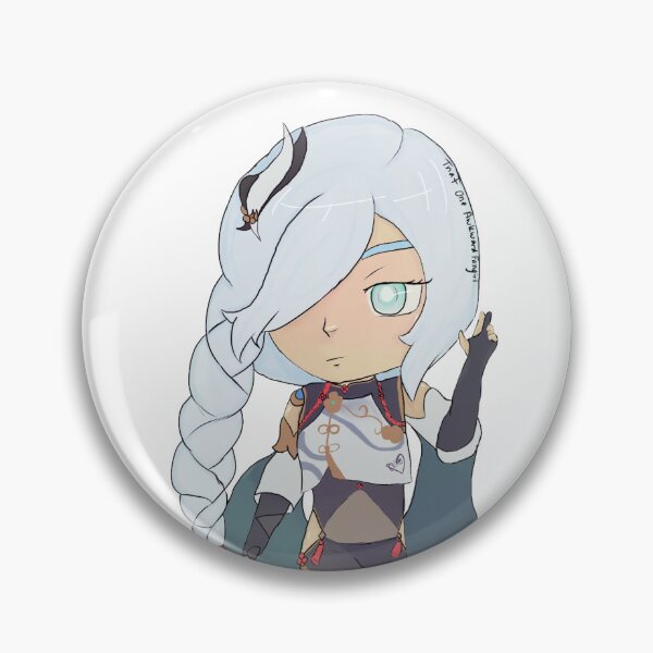 Item preview, Chibi Shenhe (Genshin Impact) designed and sold by lcnfischer.