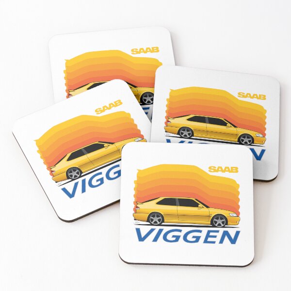 Item preview, SAAB 93 Viggen Color retro stack illustration designed and sold by blackdogshop.