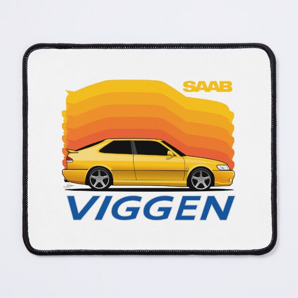 Item preview, SAAB 93 Viggen Color retro stack illustration designed and sold by blackdogshop.